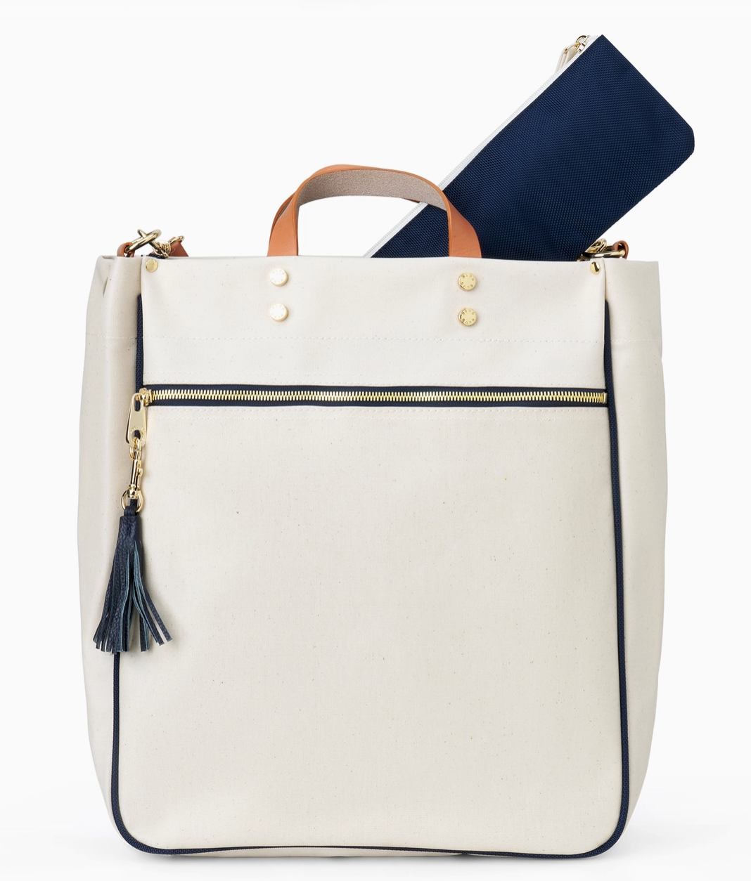 The Parker Canvas Tote (navy)