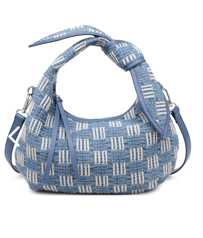 Chic Knot Crossbody Bag (denim)