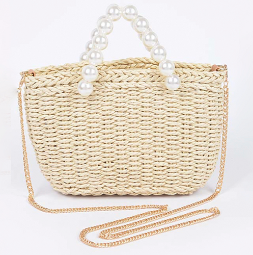 The Piper Straw Bag (ivory)