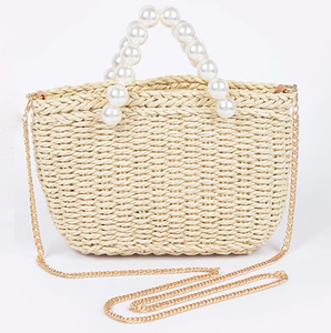 The Piper Straw Bag (ivory)
