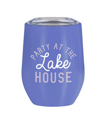 Party at the Lake House Wine Tumbler