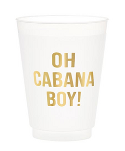 "Oh Cabana Boy" Frost Cup Set