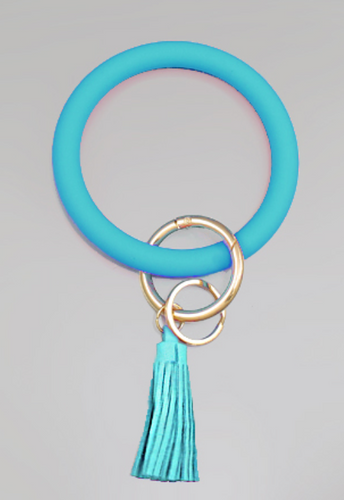 Silicone Keychain (turquoise)
