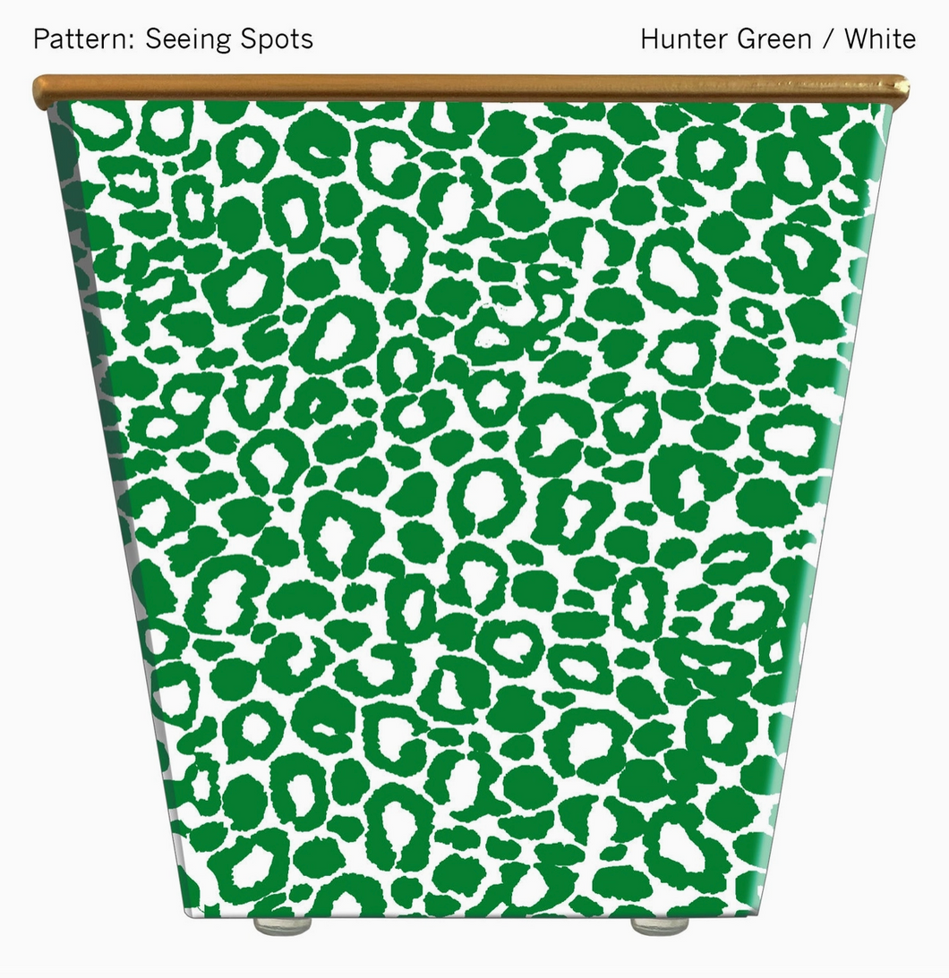 Cache Pot Candle (Seeing Spots/Green) Cool Citrus Basil