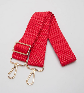 Woven Bag Strap (red)