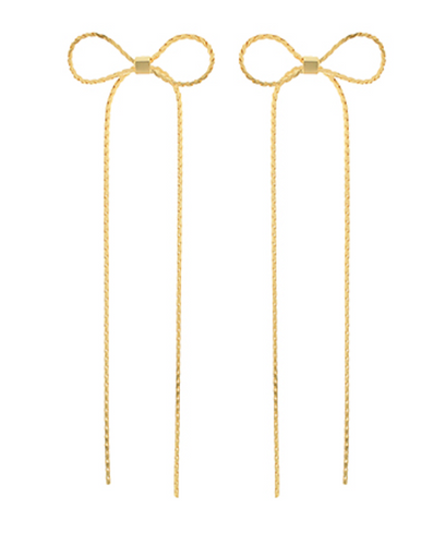 Super Thin Bow Earring