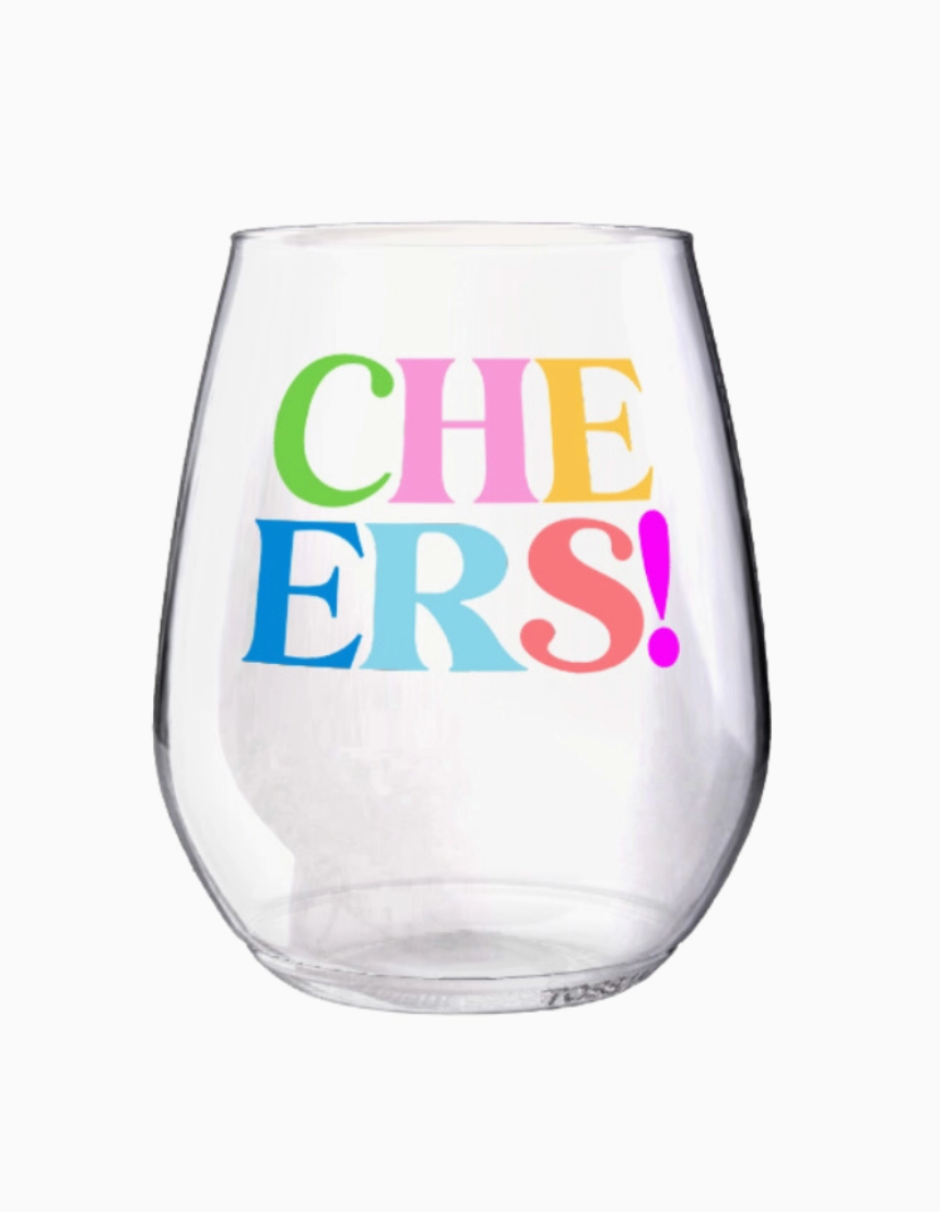 Cheers Wine Glass