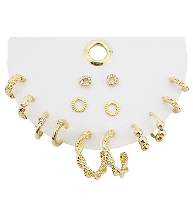 Gold Hoop Set