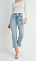 Slim Cropped Bootcut (lt denim)