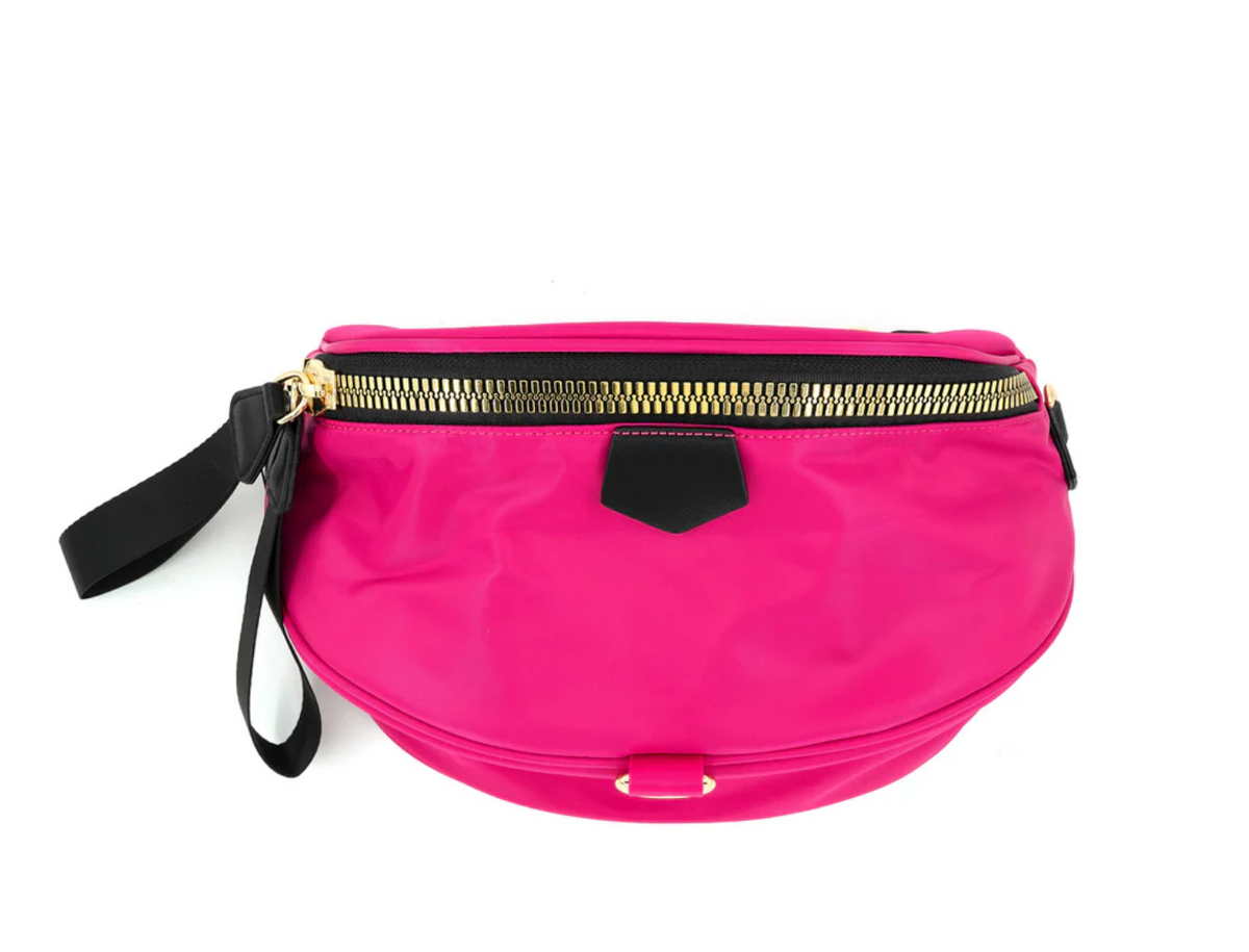 Nylon Fanny Pack (fuchsia)