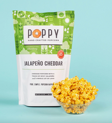 Poppy Jalapeno Cheddar Popcorn