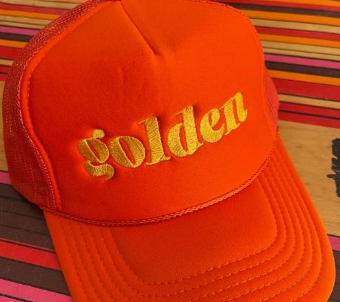 Golden Trucker Hat