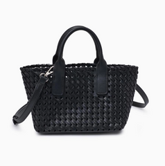 Paisley Woven Bag (black)