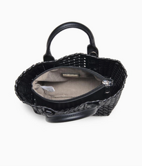 Paisley Woven Bag (black)