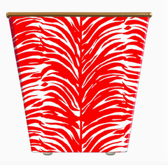 Cache Pot Candle (Frond/Red)
