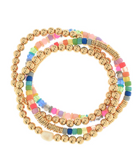Bright Accent Bead Stack