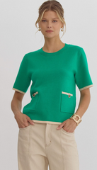 The Clara Top (green)