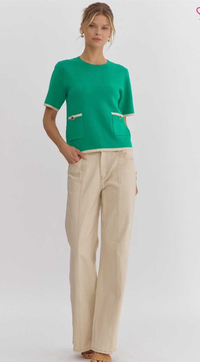 The Clara Top (green)