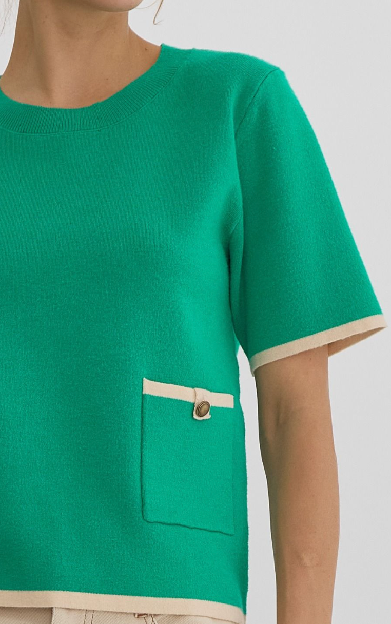 The Clara Top (green)