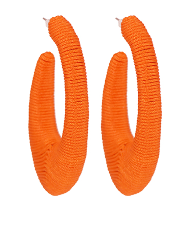 Oval Wrapped Hoop