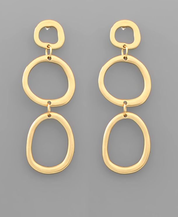 Ring Circle Drop Earring