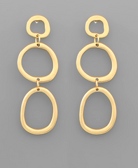 Ring Circle Drop Earring