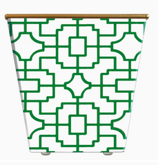 Cache Pot Candle (Grillwork/Green) (Cool Citrus Basil)