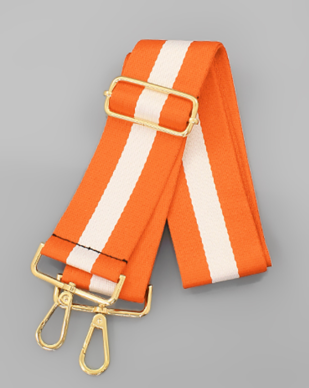 Game Day Stripe Strap (orange/white)