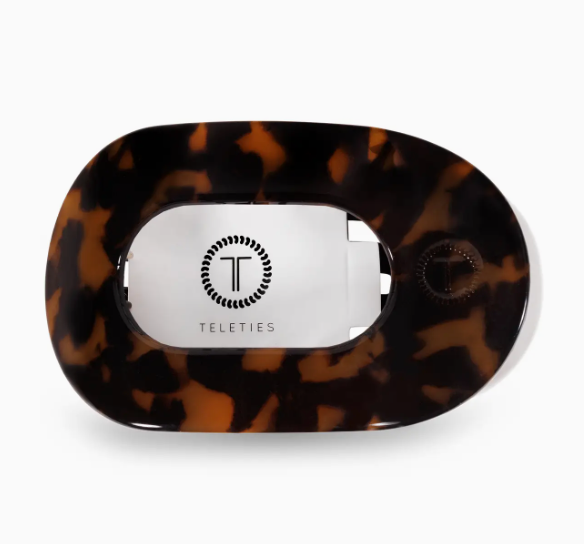 Teleties Flat Medium Hair Clip (tortoise)