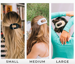 Teleties Flat Medium Hair Clip (tortoise)