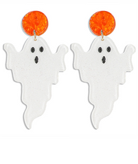 Glitter Ghost Earring