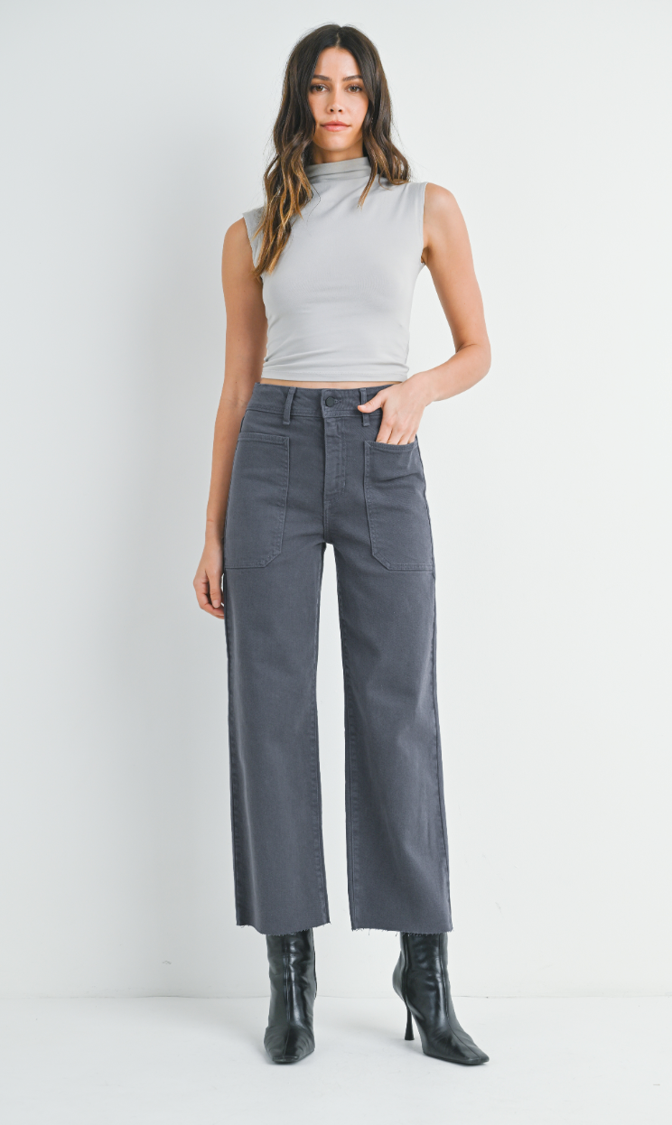 HR Utility Wide Leg (charcoal)