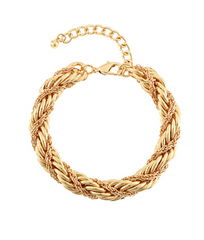 Twisted Gold Bracelet