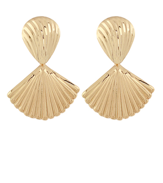 Shell Fan Earring