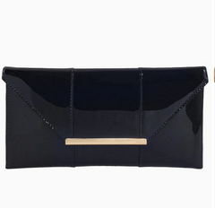 Patent Envelope Clutch