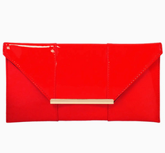 Patent Envelope Clutch