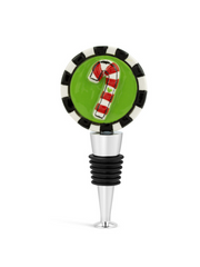 Candy Cane Bottle Stopper