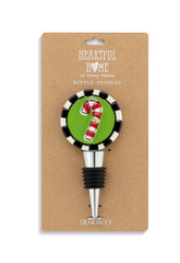 Candy Cane Bottle Stopper