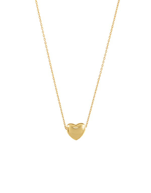 Bold Heart Pendant Necklace