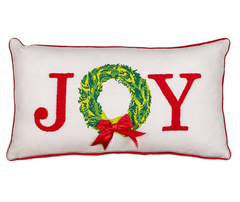 Joy Wreath Pillow