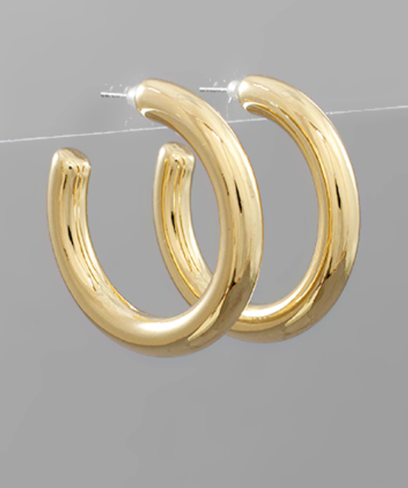 Just Gold Hoops