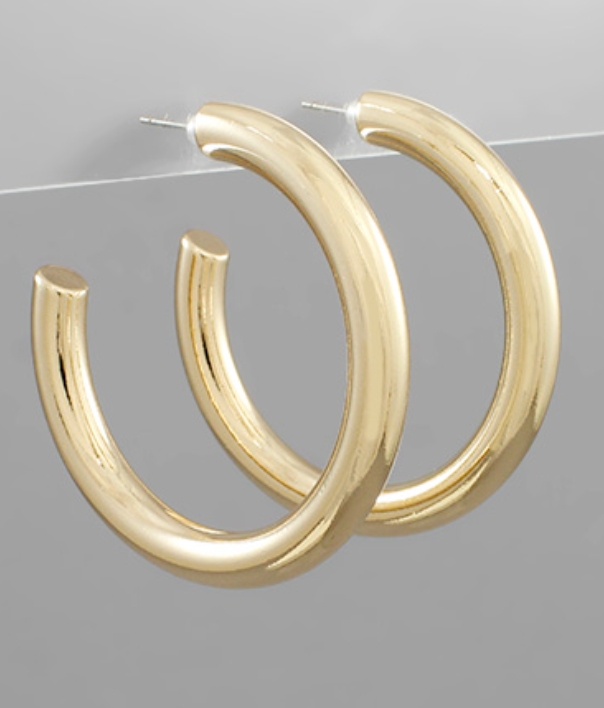 Hollow Hoop Earring