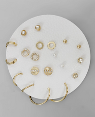 Circle Earring Set