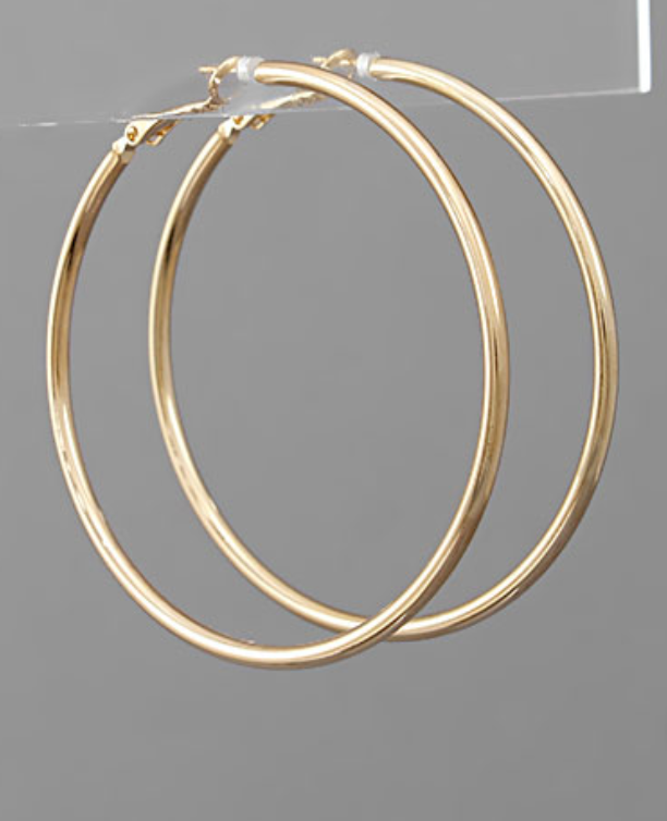 Skinny Gold Hoop