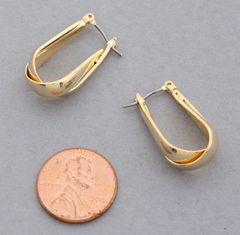 Long Oval Earring