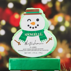 Snowman Winter Jasmine Sponge