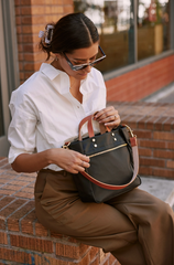 The Joey Nylon Tote (black)