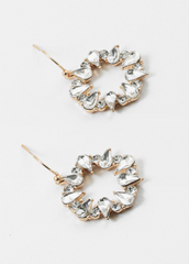 Round Crystal Earring