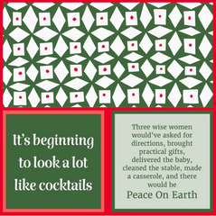 Peace on Earth/Cocktails Napkin