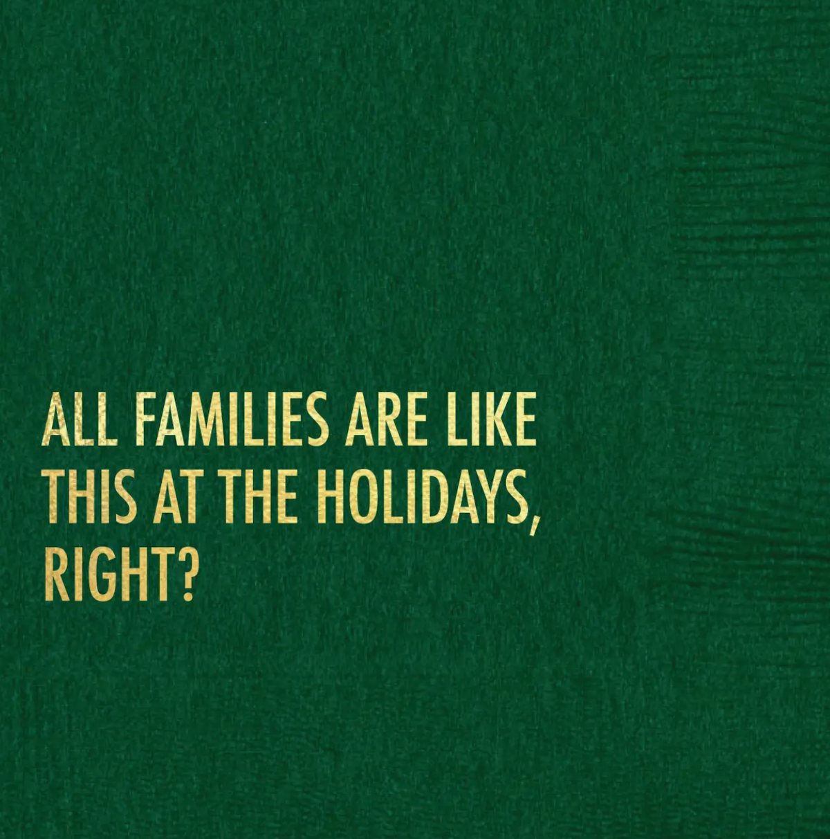 All Families Holiday Napkin